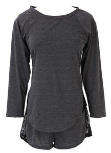 black cotton lace nightgown at smileswithfashion.com 