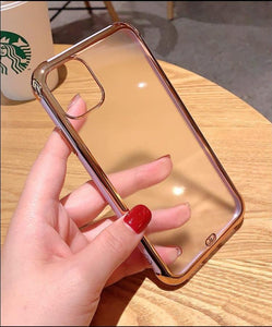 Transparent Electroplated Phone Case For IPhone - smileswithfashion