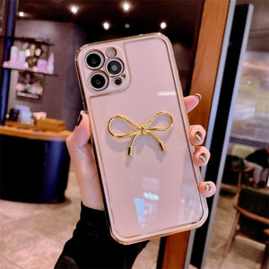Gold Plated Butterfly Phone Case