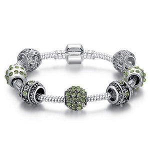 classic bracelet, pandora,
charm, snake chain, bracelet