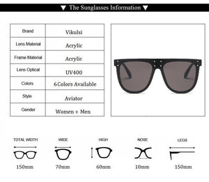 Oversize Sun glasses For Women Italy Style - smileswithfashion